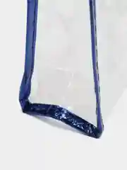 Бирюзовый косметичка прозрачная, универсальная