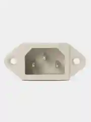 3 штуки Сетевой разъем AC-016 белый на корпус