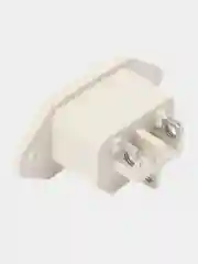 3 штуки Сетевой разъем AC-016 белый на корпус
