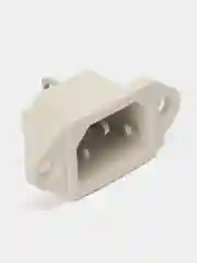 3 штуки Сетевой разъем AC-016 белый на корпус