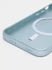 Светло-синий чехол MagSafe iPhone 16/15/14/13/12/11/Pro/Max/Plus/Mini/X/Xr/Xs магсейф