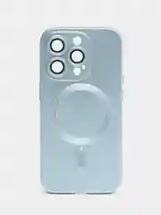 Светло-синий чехол MagSafe iPhone 16/15/14/13/12/11/Pro/Max/Plus/Mini/X/Xr/Xs магсейф