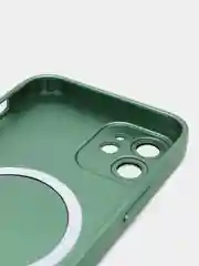 Лесной зеленый чехол MagSafe iPhone 16/15/14/13/12/11/Pro/Max/Plus/Mini/X/Xr/Xs магсейф