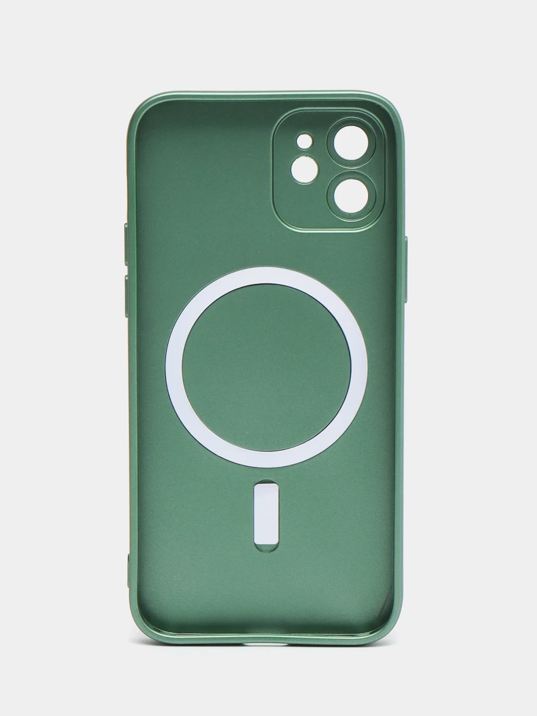 Лесной зеленый чехол MagSafe iPhone 16/15/14/13/12/11/Pro/Max/Plus/Mini/X/Xr/Xs магсейф