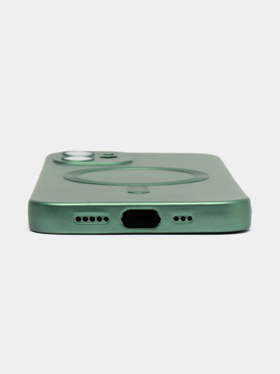 Лесной зеленый чехол MagSafe iPhone 16/15/14/13/12/11/Pro/Max/Plus/Mini/X/Xr/Xs магсейф