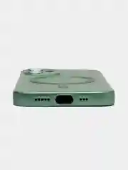 Лесной зеленый чехол MagSafe iPhone 16/15/14/13/12/11/Pro/Max/Plus/Mini/X/Xr/Xs магсейф
