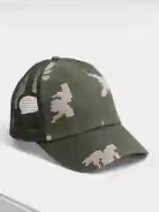 Зеленый бейсболка "Камуфляж"