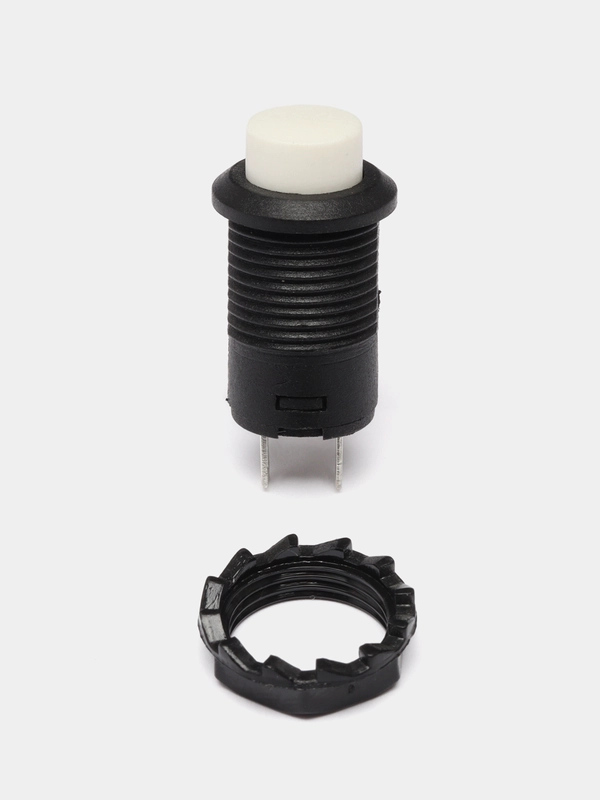 Кнопка DS-428 1.5A/250VAC без фиксации, белая