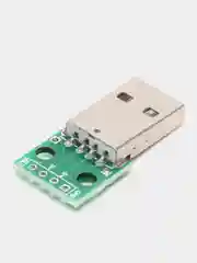 5 штук Штекер USB USBA на макетной плате