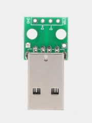 5 штук Штекер USB USBA на макетной плате