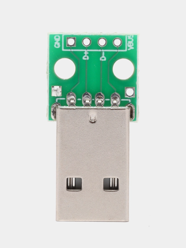 5 штук Штекер USB USBA на макетной плате