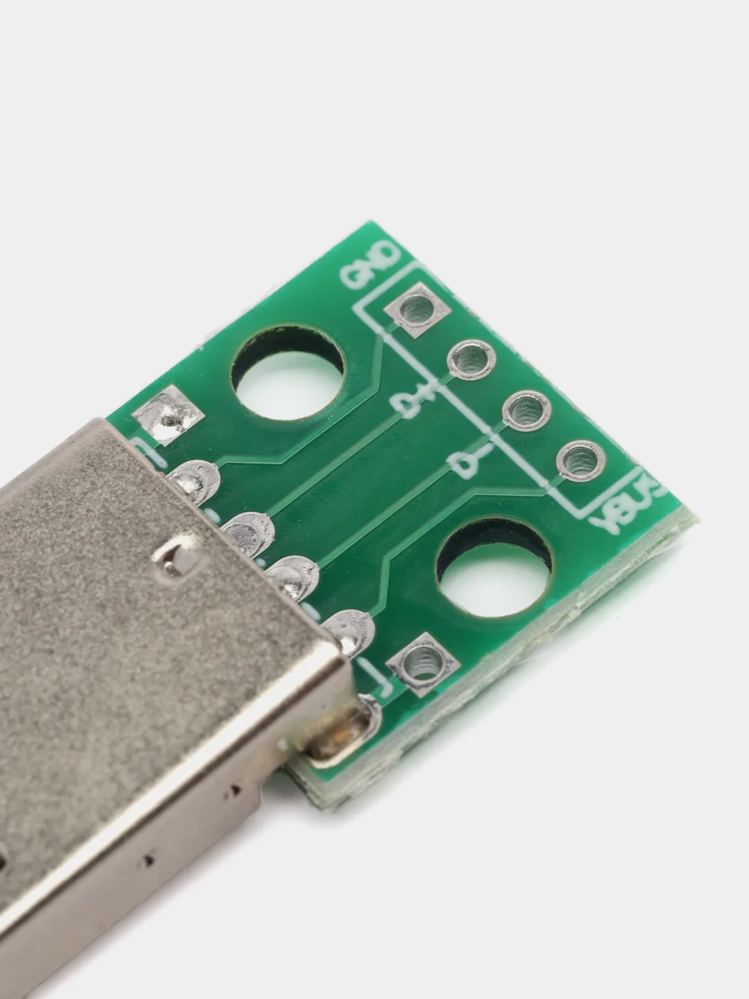 5 штук Штекер USB USBA на макетной плате