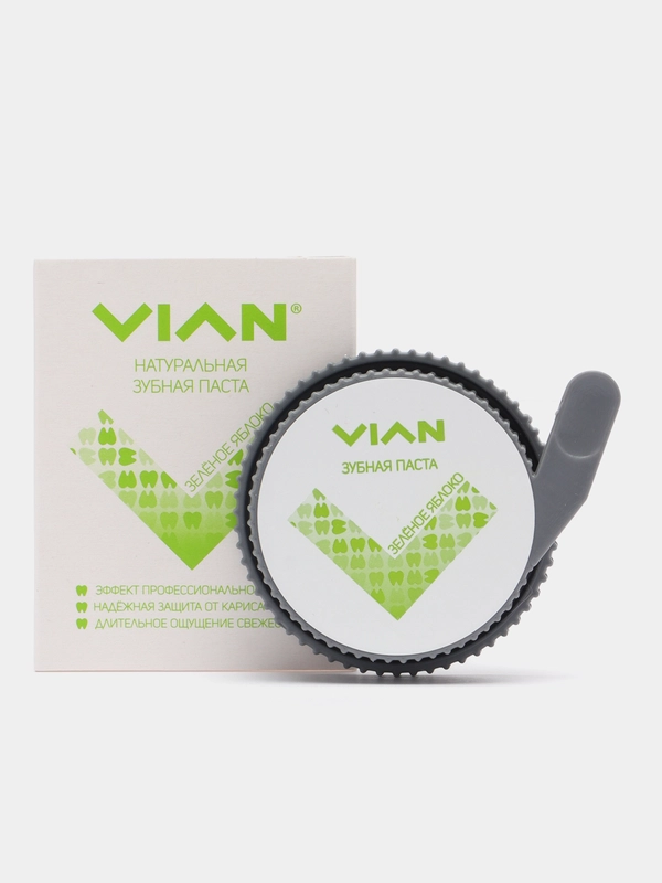 Зубная концентрированная паста VIAN " Зеленое яблоко", 25г