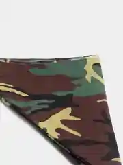 Зеленый бандана мужская камуфляж, хлопок, 55*55 см
