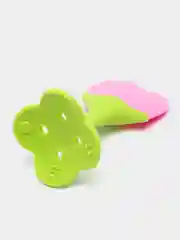 Розовый грызунок-прорезыватель силиконовый, детский, "Фрукт", чесалка для зубов и десен