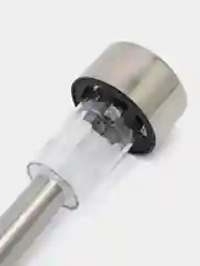Серебряный фонарь садовый, на солнечной батарее, 4,5 х 4,5 х 31 см