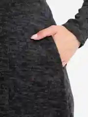 Угольный женское платье, приталенное, ангора