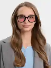 Черный очки женские солнцезащитные, квадратные