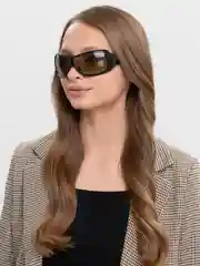Бордовый очки женские солнцезащитные