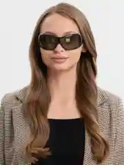 Зеленый очки женские солнцезащитные