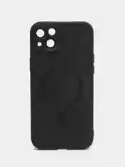 Черный чехол MagSafe iPhone 16/15/14/13/12/11/Pro/Max/Plus/Mini/X/Xr/Xs магсейф