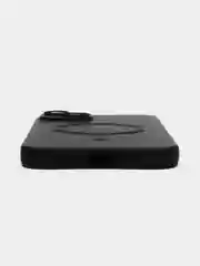 Черный чехол MagSafe iPhone 16/15/14/13/12/11/Pro/Max/Plus/Mini/X/Xr/Xs магсейф