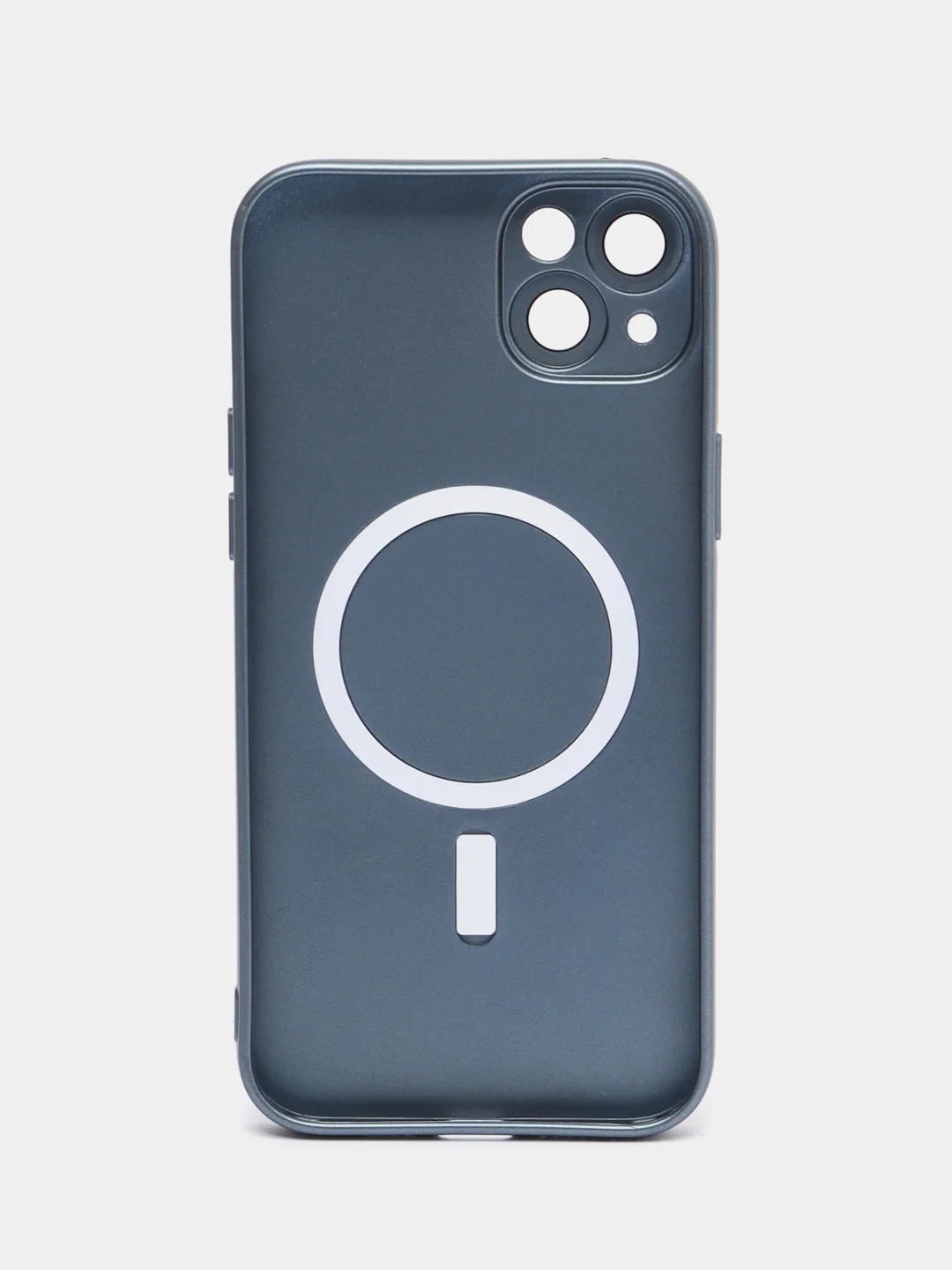Темно-синий чехол MagSafe iPhone 16/15/14/13/12/11/Pro/Max/Plus/Mini/X/Xr/Xs магсейф