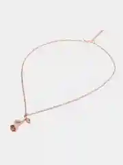 Коралловый меланж подвеска в виде цветка розы