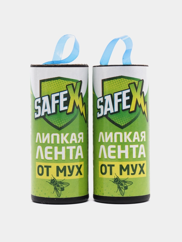 Липкая лента от мух Сафекс, 2 штуки