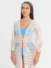 Бежевый пляжная туника