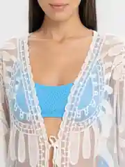 Бежевый пляжная туника