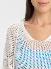 Белый туника пляжная, на купальник