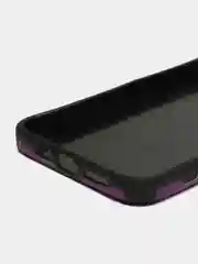 Пурпурный чехол на iPhone X/XS, 11, 12, 13, 14, 15 Pro, Pro Max, рифленый
