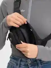 Фиолетовый сумка на пояс унисекс