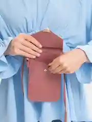 Коралловый меланж женская сумочка через плечо/ Чехол для телефона