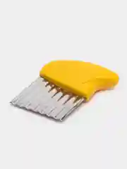 Желтый нож слайсер, фигурный для нарезки овощей