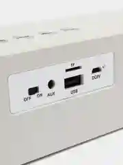 Белый саундбар с подсветкой и Bluetooth