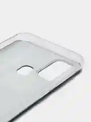Хром силиконовый чехол на Samsung Galaxy M31 / Самсунг M31 с рисунком, защита камеры