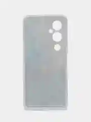 Голубой силиконовый чехол на Tecno Pova 4 Pro / Текно Пова 4 Про с рисунком, защита камеры
