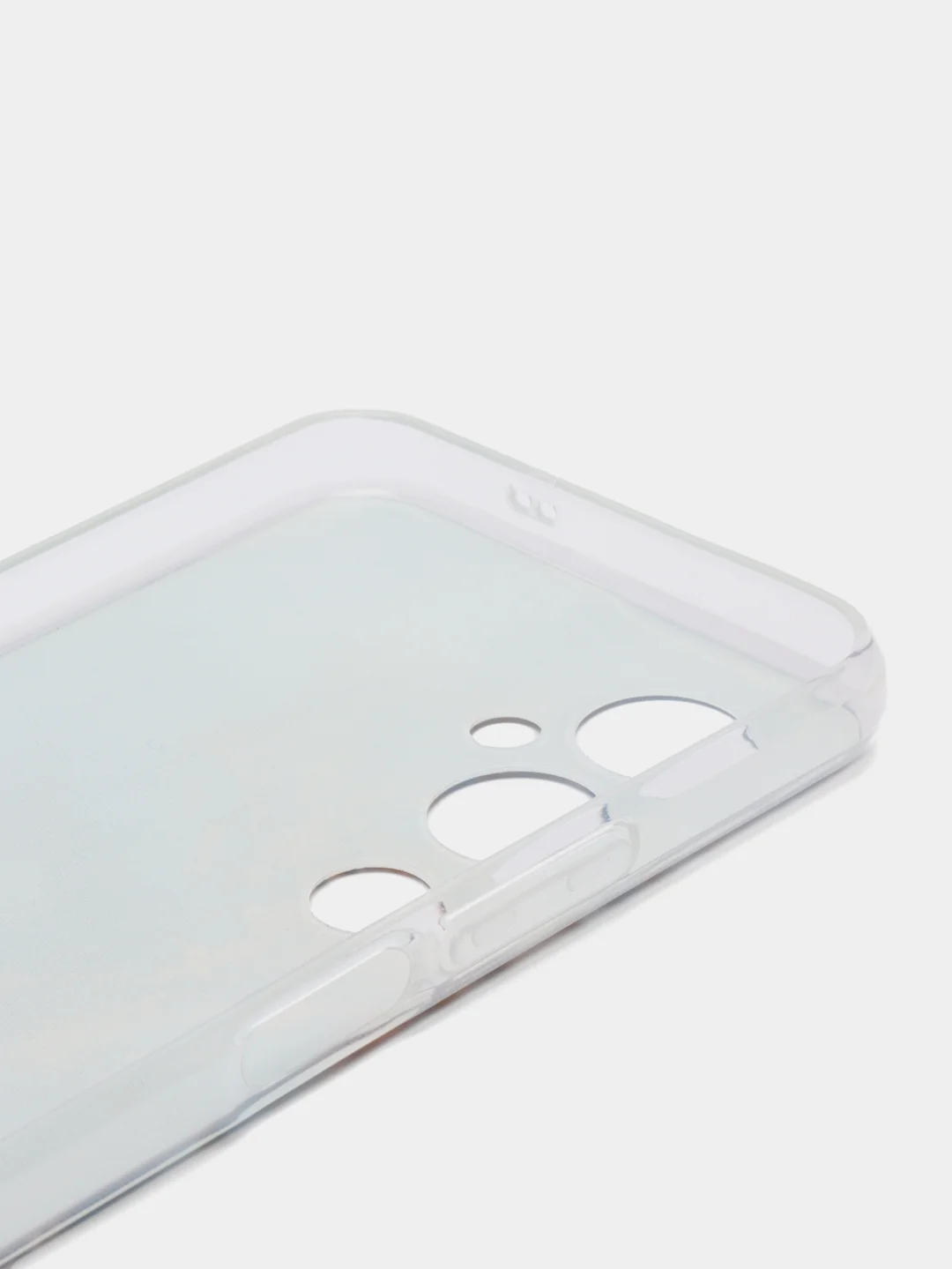 Голубой силиконовый чехол на Tecno Pova 4 Pro / Текно Пова 4 Про с рисунком, защита камеры