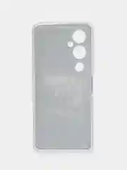 Тёмно-коричневый силиконовый чехол на Tecno Pova 4 Pro / Текно Пова 4 Про с рисунком, защита камеры