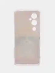 Желтый силиконовый чехол на Tecno Pova 4 Pro / Текно Пова 4 Про с рисунком, защита камеры
