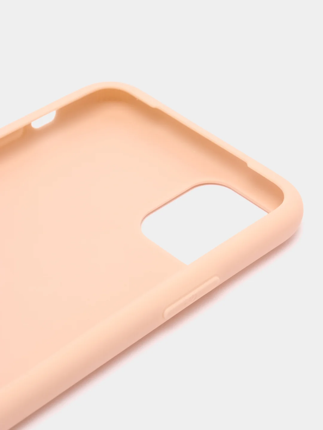 Розовый чехол для IPhone 11 Pro Max силиконовый, с ремешком на руку в комплекте