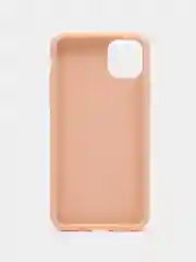 Розовый чехол для IPhone 11 Pro Max силиконовый, с ремешком на руку в комплекте