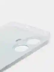 Светло-синий чехол на Realme 10 Pro+ / Реалми 10 Про плюс прозрачный, с рисунком, защита камеры