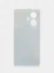 Светло-синий чехол на Realme 10 Pro+ / Реалми 10 Про плюс прозрачный, с рисунком, защита камеры
