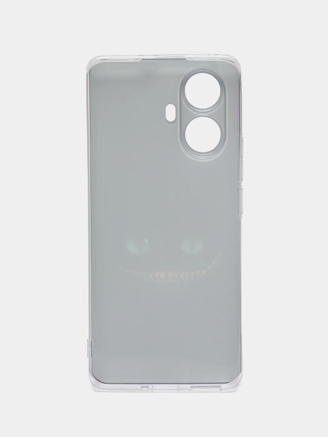 Черный чехол на Realme 10 Pro+ / Реалми 10 Про плюс прозрачный, с рисунком, защита камеры