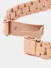 Золотой ремешок для Xiaomi Mi Band 8 металлический фитнес браслет