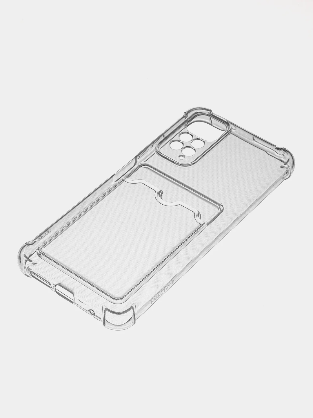 Марсала чехол для Xiaomi Redmi Note 11 4G, Redmi Note 11S прозрачный, с карманом для карты