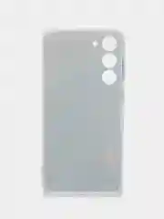 Светло-синий чехол на Samsung Galaxy S23 Plus 5G / Самсунг S23 Плюс 5G с рисунком, защита камеры